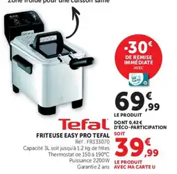 Hyper U Tefal FRITEUSE EASY PRO offre