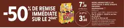 Intermarché Bière aromatisée à un spiritueux à base d'agave original offre