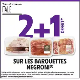 Intermarché Negroni Barquettes offre