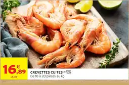 Intermarché CREVETTES CUITES offre