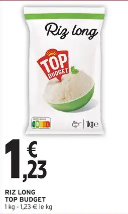 Intermarché TOP BUDGET Riz long offre