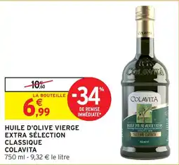 Intermarché COLAVITA Huile d'olive vierge extra offre