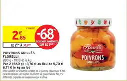 Intermarché FLORELLI POIVRONS GRILLÉS offre