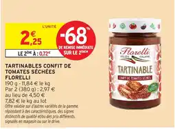 Intermarché Florelli Tartinable offre