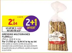 Intermarché FLORELLI GRESSINS MULTIGRAINES offre
