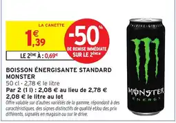 Intermarché Monster Energy offre