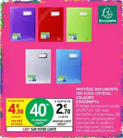 Intermarché EXACOMPTA PROTÈGE DOCUMENTS offre