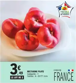 E.Leclerc Express Nectarine plate offre