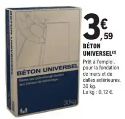 E.Leclerc Brico BÉTON UNIVERSEL offre
