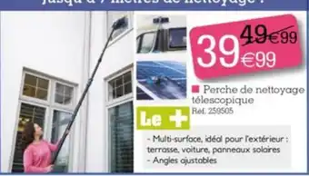 Perche de nettoyage télescopique