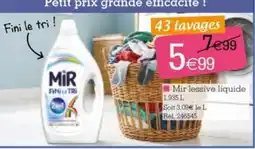Kandy Mir lessive liquide offre
