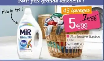 Mir lessive liquide