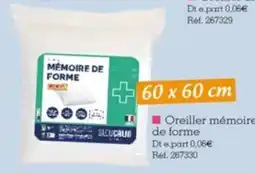 Kandy SILICCAUN Oreiller mémoire de forme offre