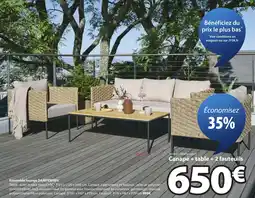 JYSK DAMFENNER Ensemble lounge offre