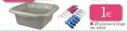 Kandy 20 pinces a linge offre