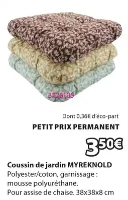 JYSK MYREKNOLD Coussin de jardin offre