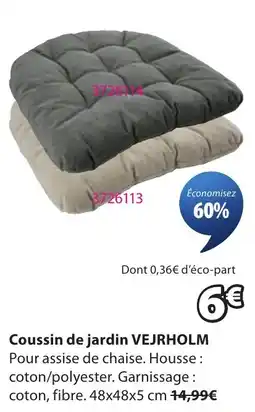JYSK VEJRholm Coussin de jardin offre