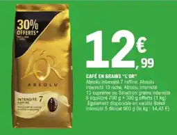 E.Leclerc Express Absolu Café en grains L'OR offre