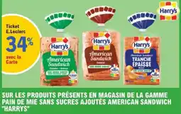 E.Leclerc Express Harrys American Sandwich offre
