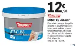E.Leclerc Brico TOUPRET ENDUIT EXTRA' LISS offre