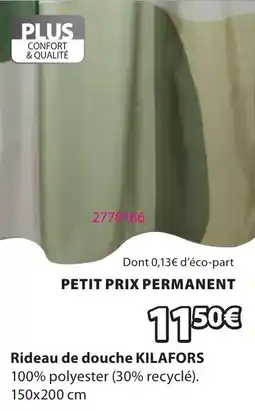 JYSK KILAFORS Rideau de douche offre