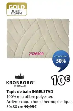 JYSK KRONBORG Tapis de bain INGELSTAD offre