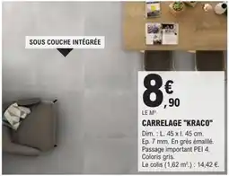 E.Leclerc Brico KRACO Carrelage offre