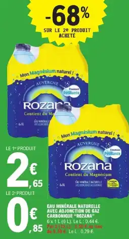 E.Leclerc Express Rozana Eau minérale naturelle offre