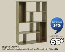 JYSK GADEHUSE Étagère offre