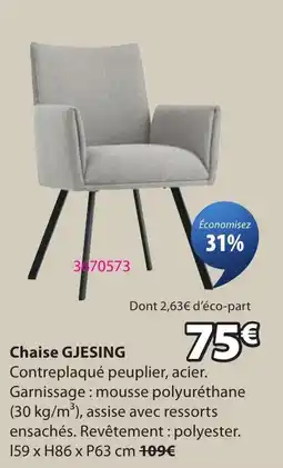 JYSK GJESING Chaise offre