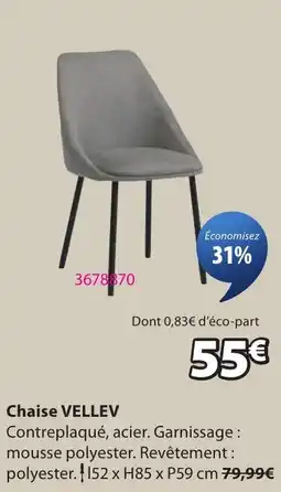 JYSK VELLEV Chaise offre