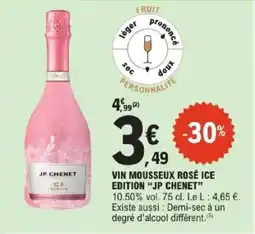 E.Leclerc Express JP CHENET VIN MOUSSEUX ROSÉ ICE EDITION offre