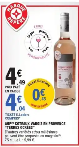 E.Leclerc Express Coteaux Varois en Provence offre