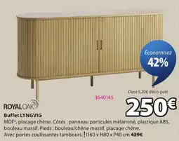 JYSK ROYALOAK Buffet LYNGVIG offre