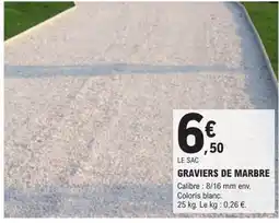 E.Leclerc Brico GRAVIER DE MARBRE offre