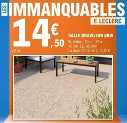 E.Leclerc Brico E.LECLERC DALLE GRAVILLON GRIS offre