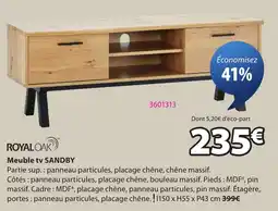 JYSK ROYALOAK Meuble tv SANDBY offre