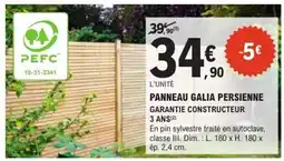 E.Leclerc Brico PANNEAU GALIA PERSIENNE offre