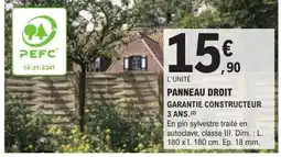 E.Leclerc Brico PANNEAU DROIT offre