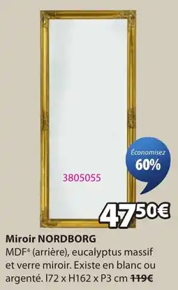 JYSK Miroir NORDBORG offre