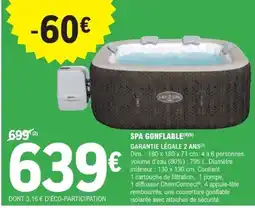 E.Leclerc Brico LAY-Z-SPA SPA GONFLABLE offre
