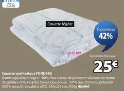 JYSK FONDSBU Couette légère offre