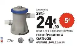 E.Leclerc Brico Filtre épurateur à cartouche offre