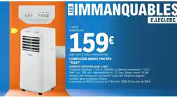 E.Leclerc Brico Elsay Climatiseur Mobile 7000 BTU offre
