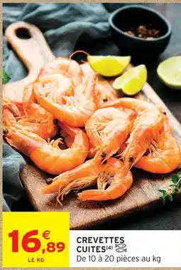 Intermarché Hyper Crevettes cuites offre