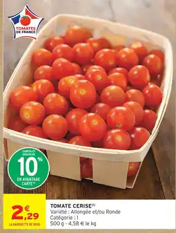 Intermarché Hyper Tomate cerise offre