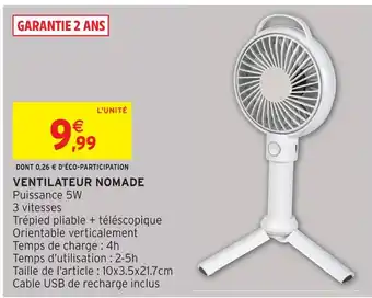 Ventilateur nomade