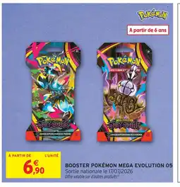 Intermarché Hyper Pokémon booster pokémon mega evolution 05 offre
