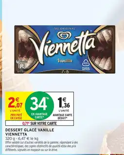 Intermarché Hyper Viennetta dessert glacé vanille offre