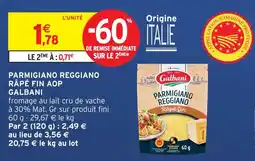 Intermarché Hyper Galbani parmigiano reggiano râpé fin aop offre